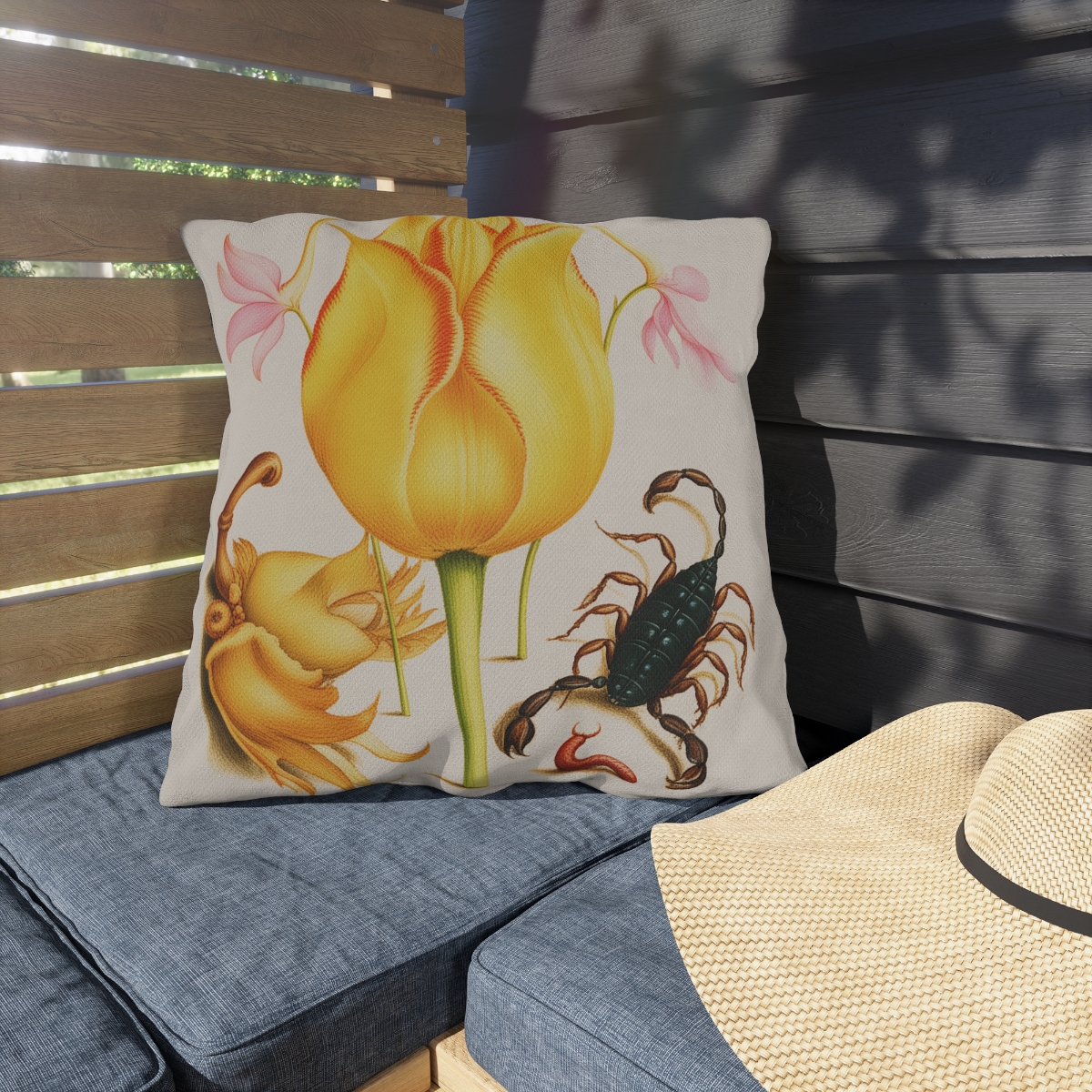 Georg Bocskay Tulips Outdoor Pillow A4-17 - Image 3