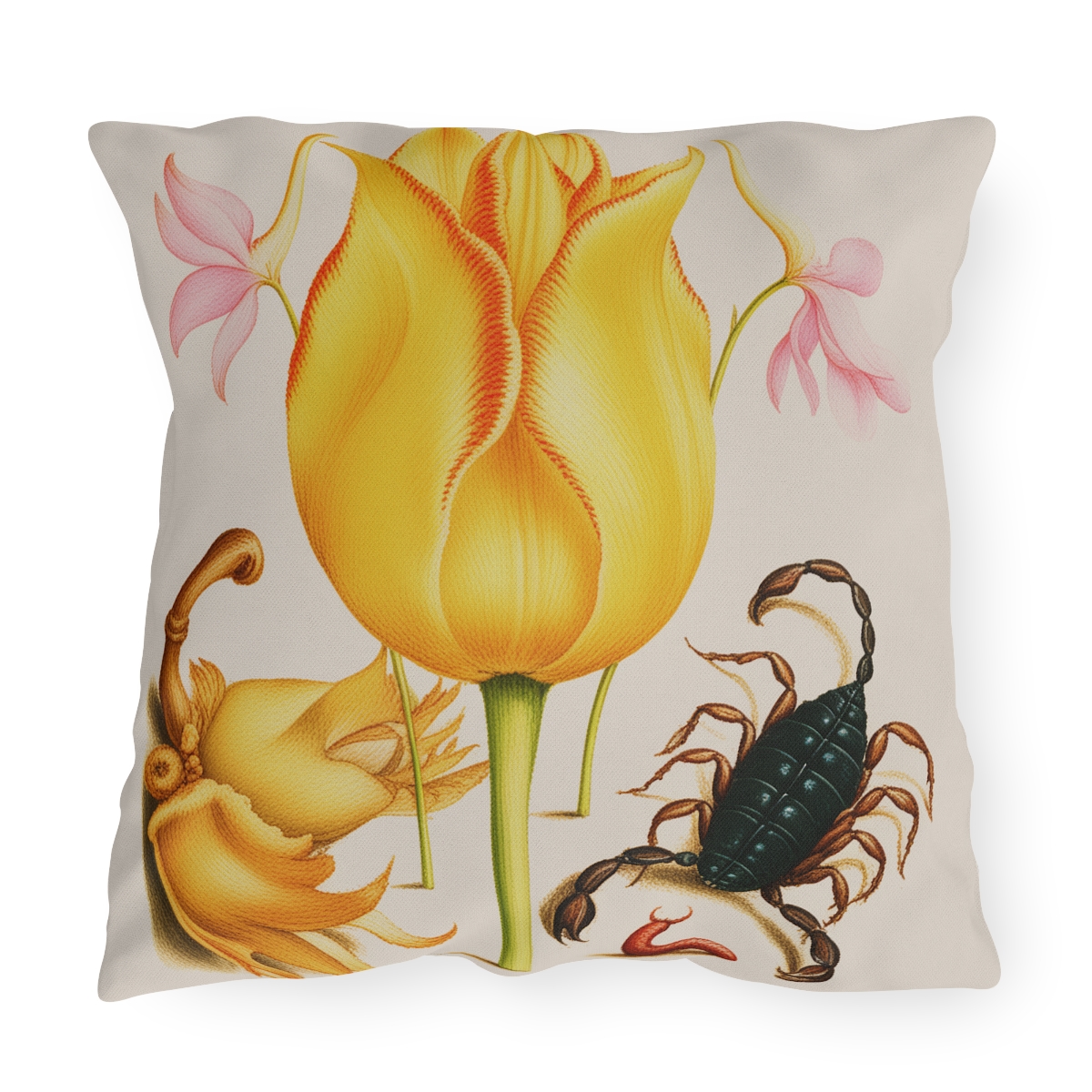 Georg Bocskay Tulips Outdoor Pillow A4-17