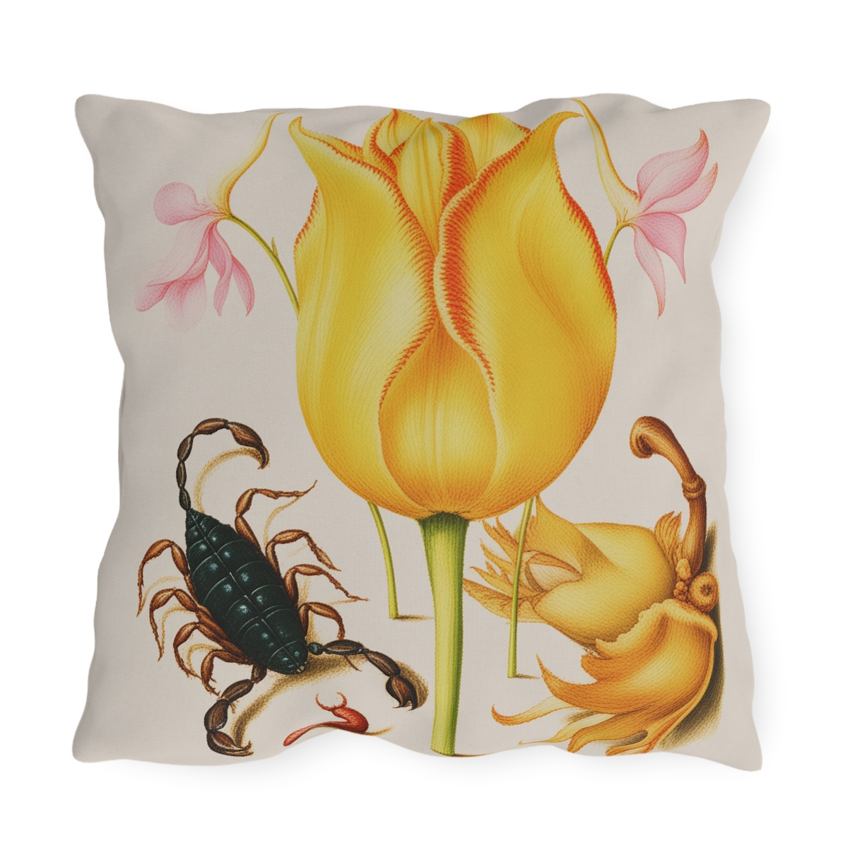 Georg Bocskay Tulips Outdoor Pillow A4-17 - Image 2