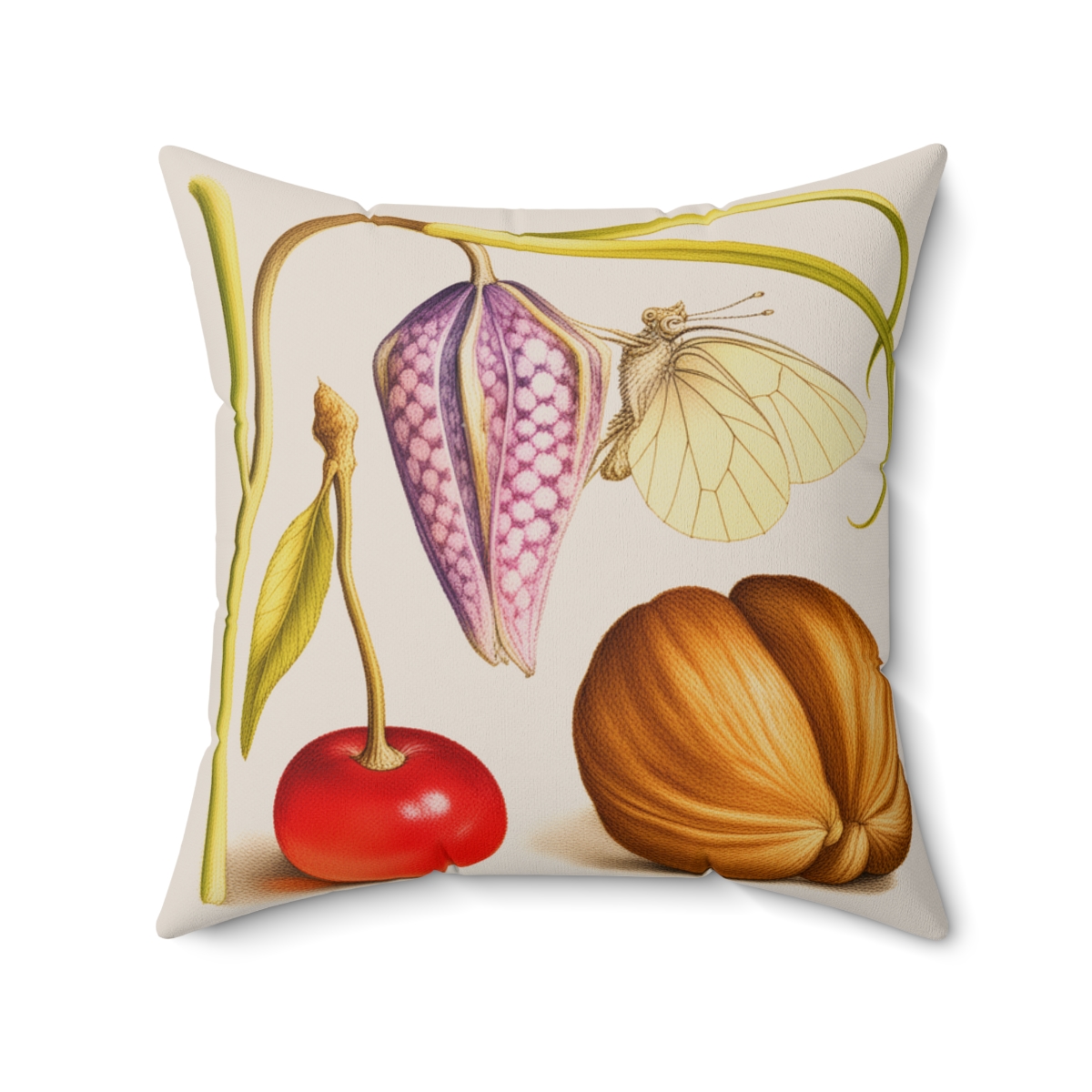 Georg Bocskay English Walnut & Sweet Cherry. Square Pillow A4-11 2 Georg Bocskay English Walnut & Sweet Cherry. Square Pillow A4-11 - Image 2