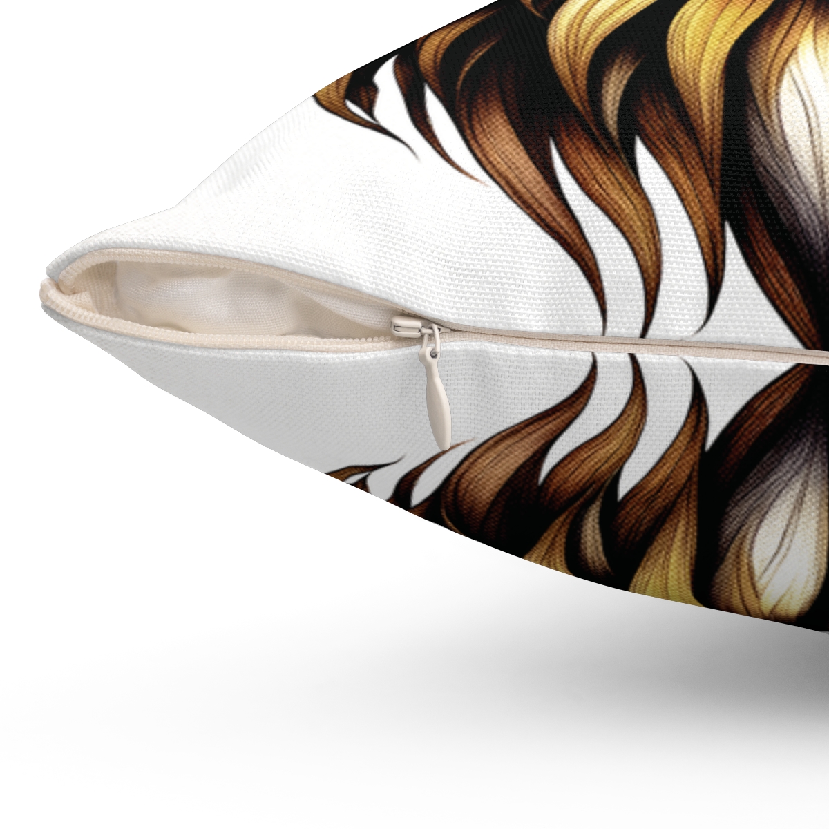 Lion Head Square Pillow, 74035-1a - Image 3