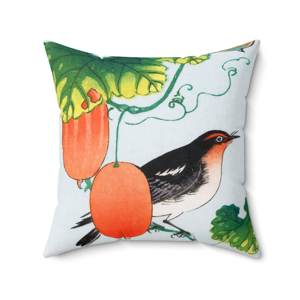 Ohara Koson Bird & Fruits. Square Pillow J12-83