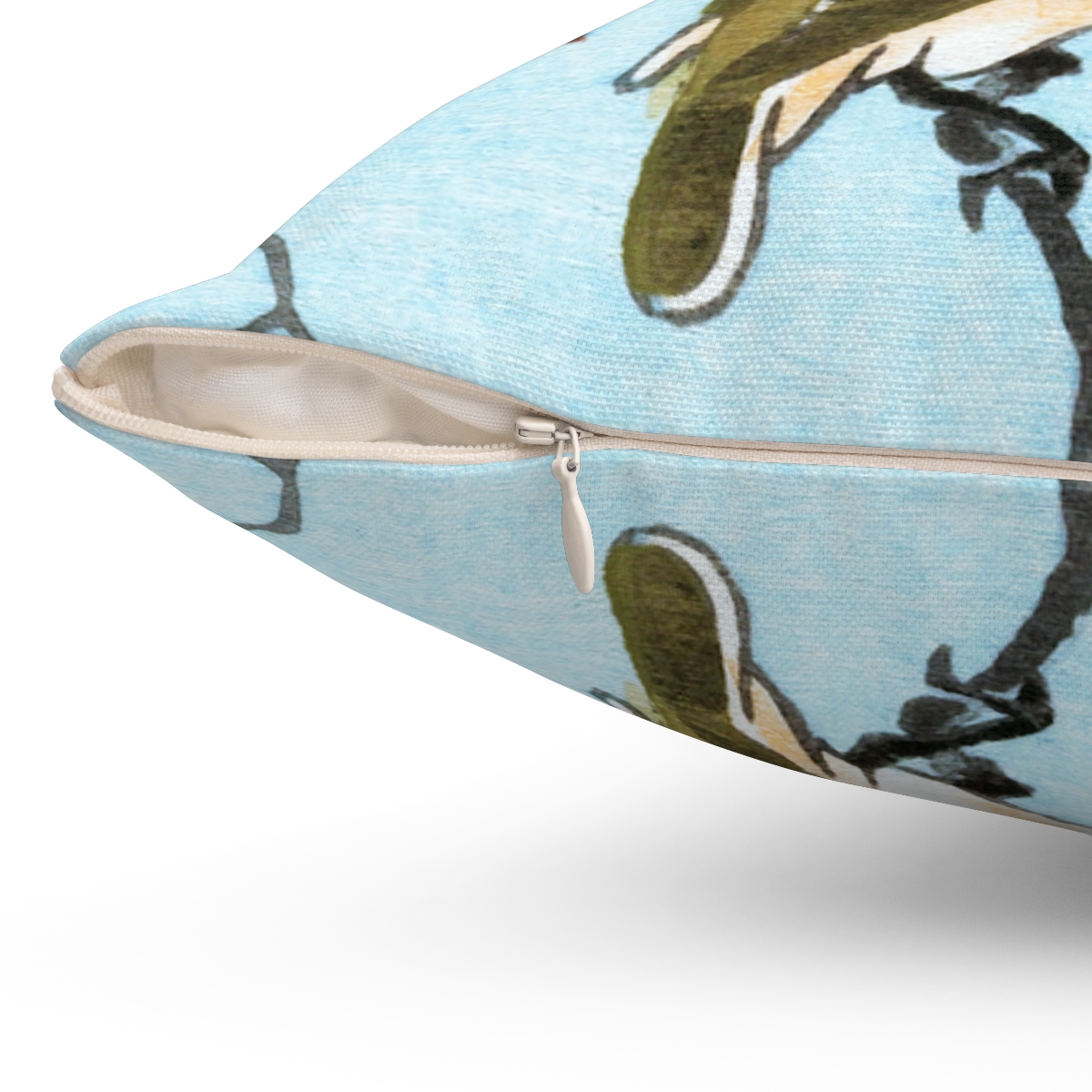 Ohara Koson Birds On Branch. Square Pillow J12-18 - Image 3