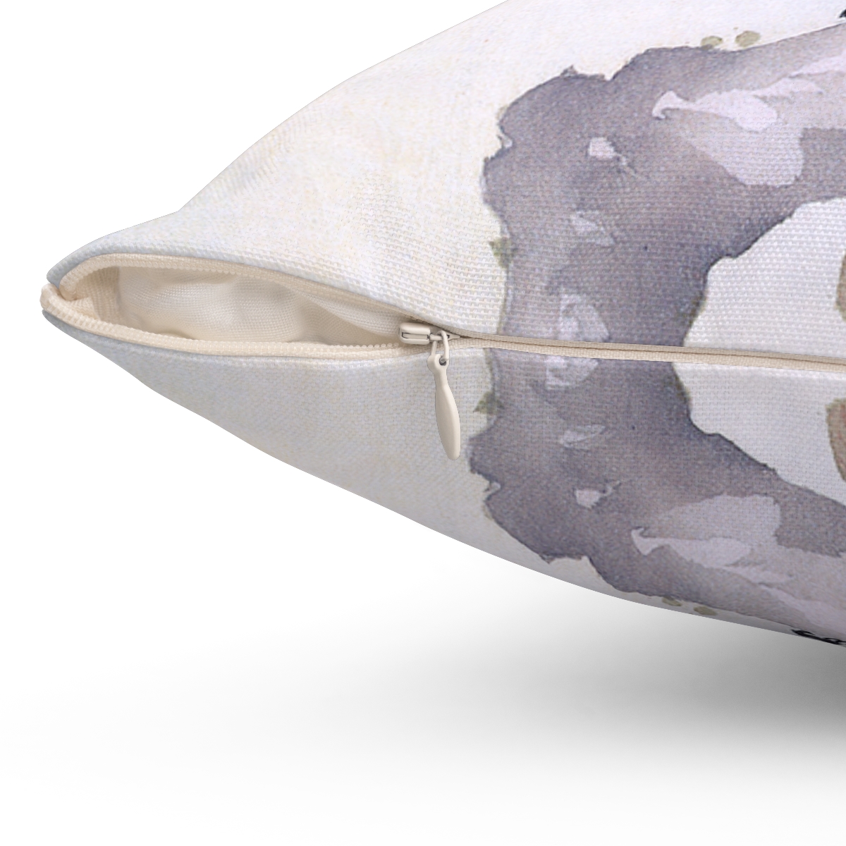 Ohara Koson Crow & Full Moon. Square Pillow J12-25 - Image 3