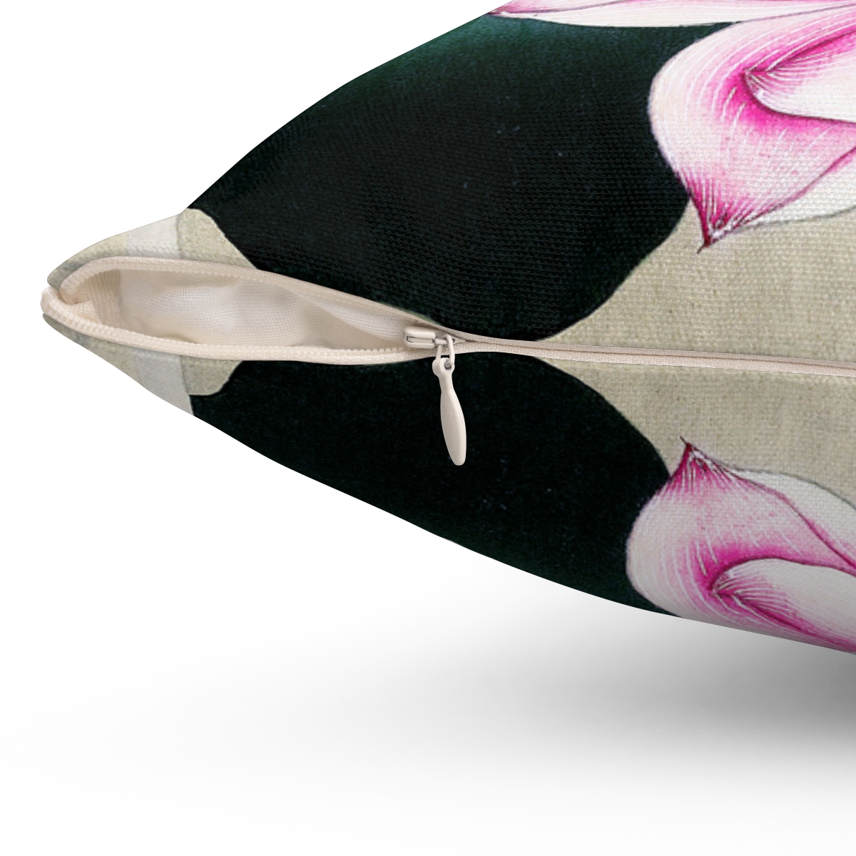 Ohara Koson Sparrow & Lotus. Square Pillow J12-31 - Image 3