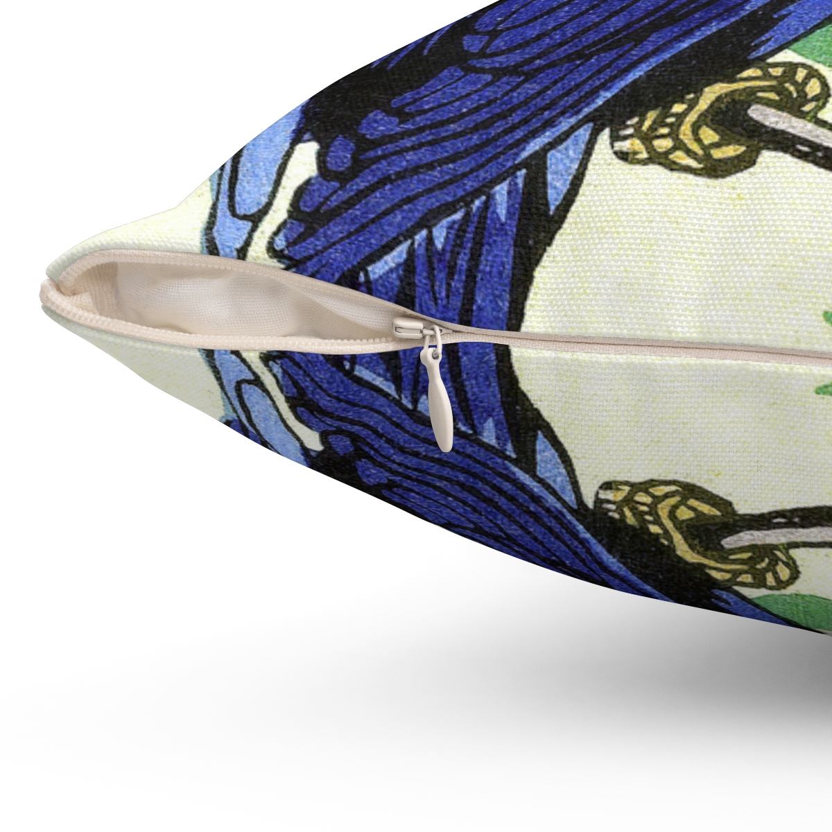 Ohara Koson Two Parrots. Square Pillow J12-82 - Image 3