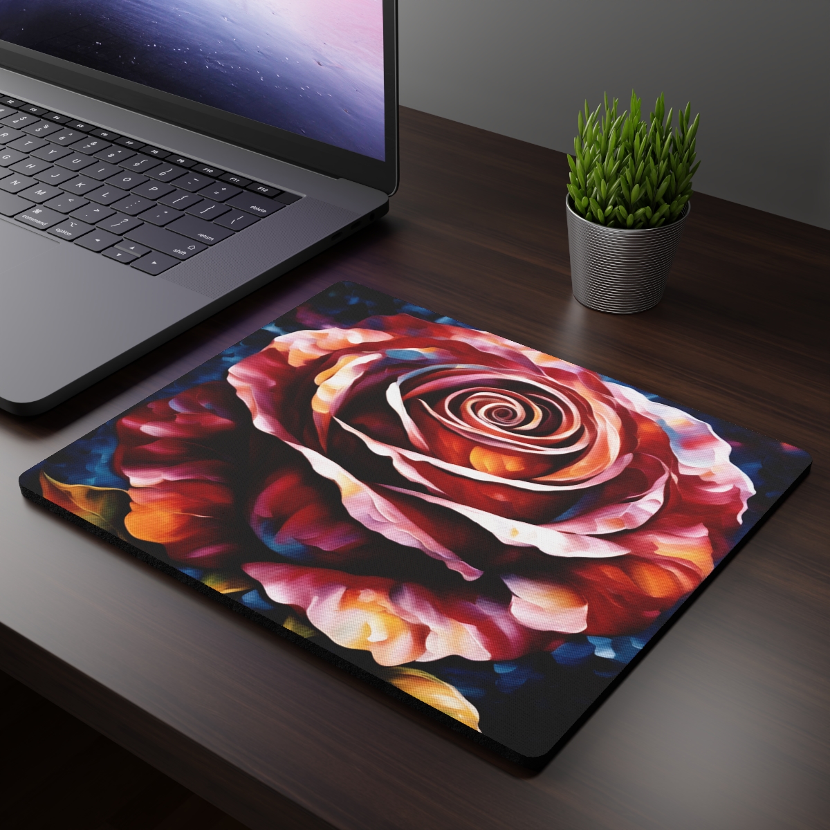 Red Rose - Mouse Pad - Image 3