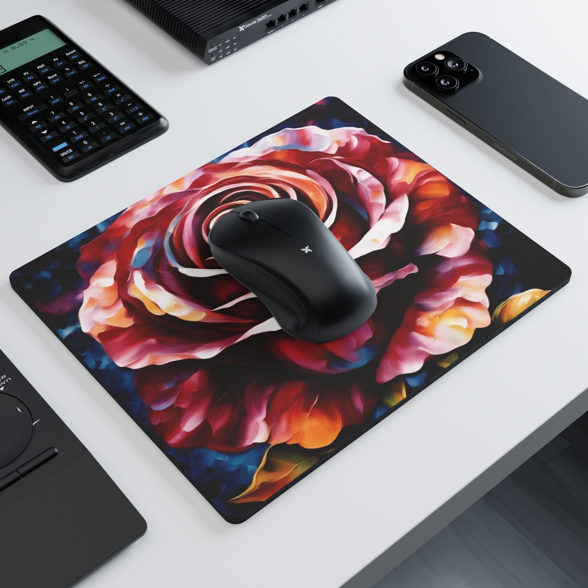 Red Rose - Mouse Pad - Image 2