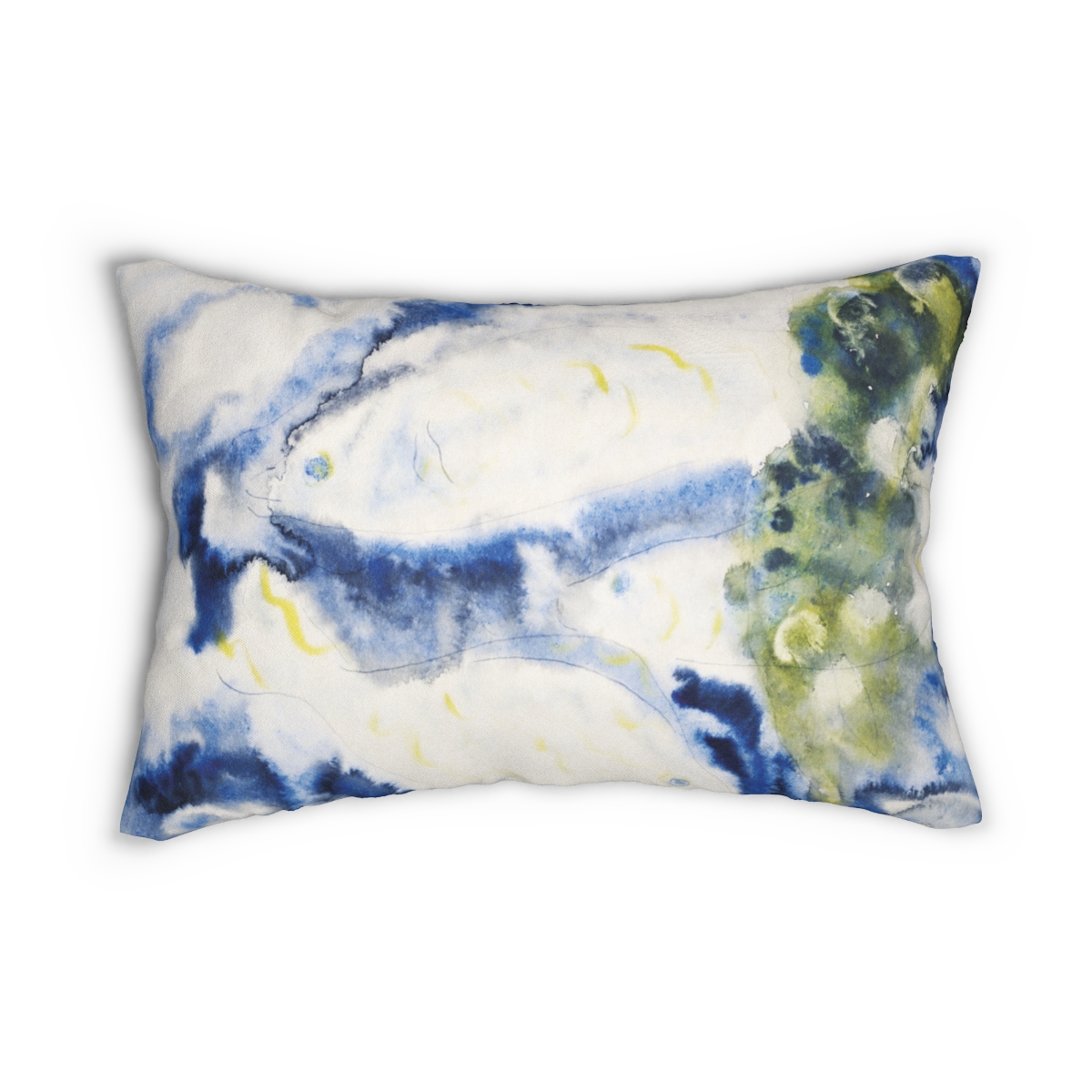 Blue Fish Lumbar Pillow  S3-3