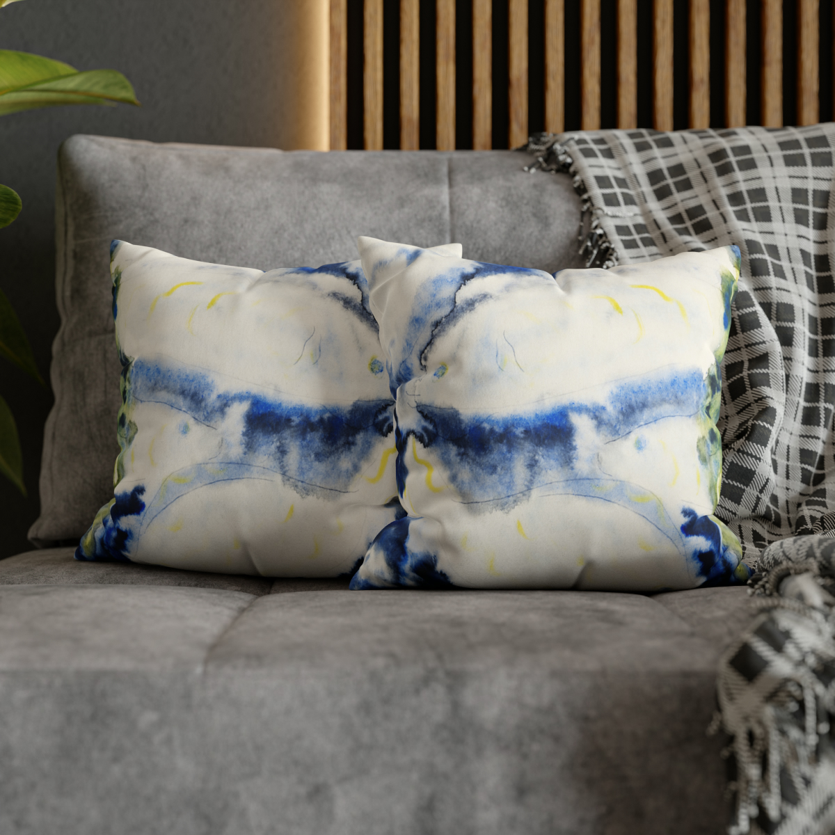 Charles Demuth Blue Fish - Pillow Case 5 Charles Demuth Blue Fish - Pillow Case - Image 5