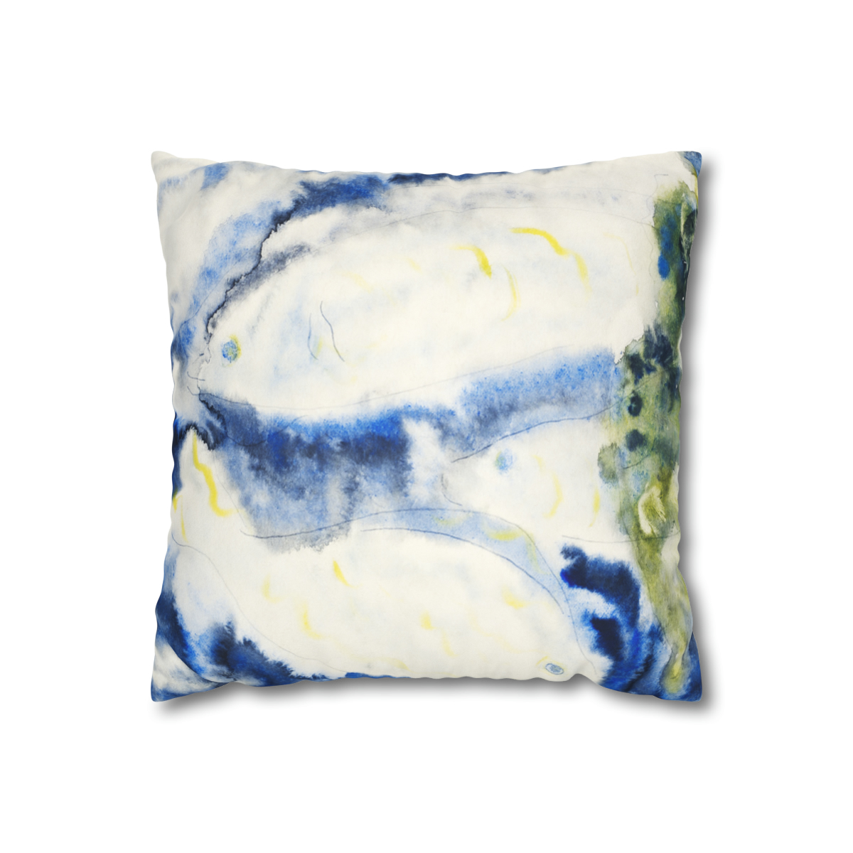 Charles Demuth Blue Fish - Pillow Case 2 Charles Demuth Blue Fish - Pillow Case - Image 2