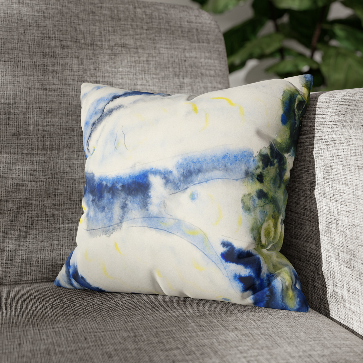 Charles Demuth Blue Fish - Pillow Case 4 Charles Demuth Blue Fish - Pillow Case - Image 4