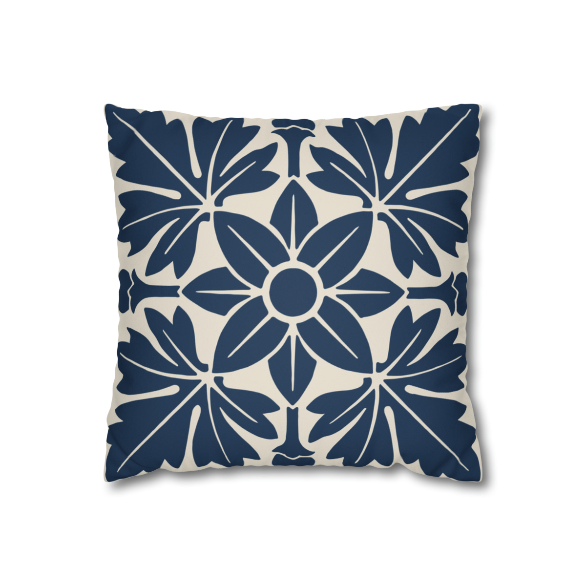 Floral Pattern In Blue.  Pillow Case  74156-1c - Image 2