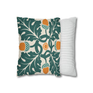 Flower & Foliage Pattern In Multicolor - Pillow Case