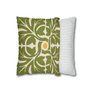 Leafy Pattern In Multicolor - Pillow Case
