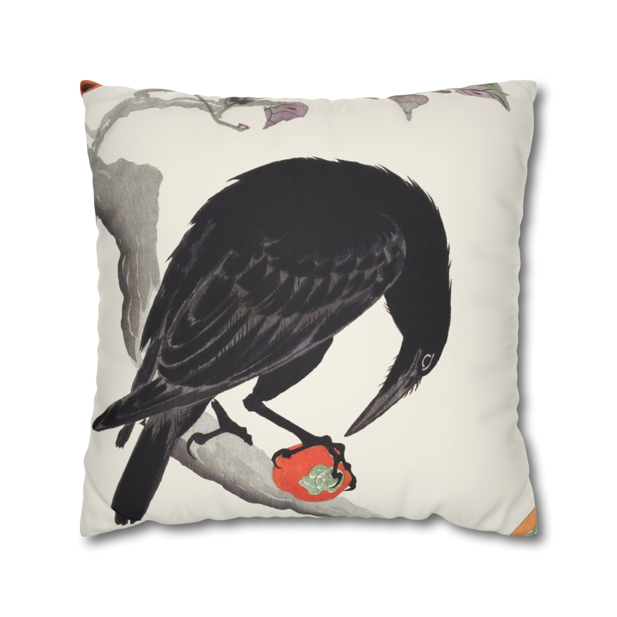 Ohara Koson Crow On Branch - Pillow Case - Image 2