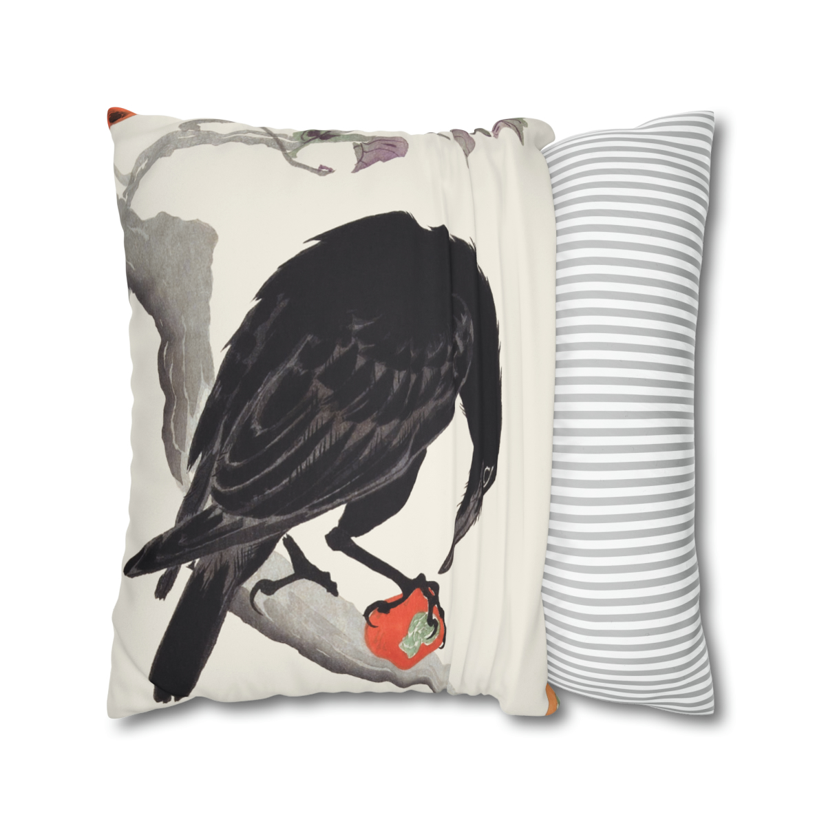 Ohara Koson Crow On Branch - Pillow Case