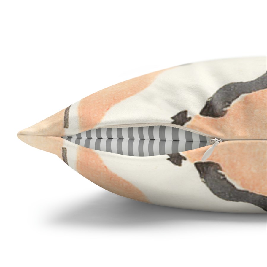 Ohara Koson Crow On Snowy Branch - Pillow Case - Image 3