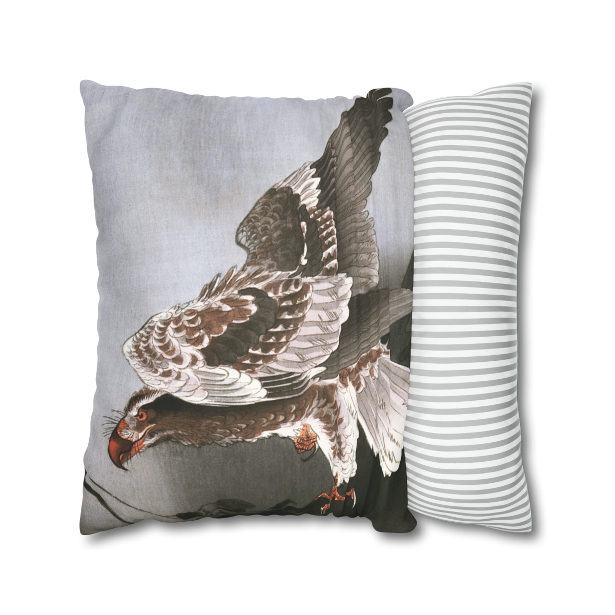 Ohara Koson Eagle Preying - Pillow Case