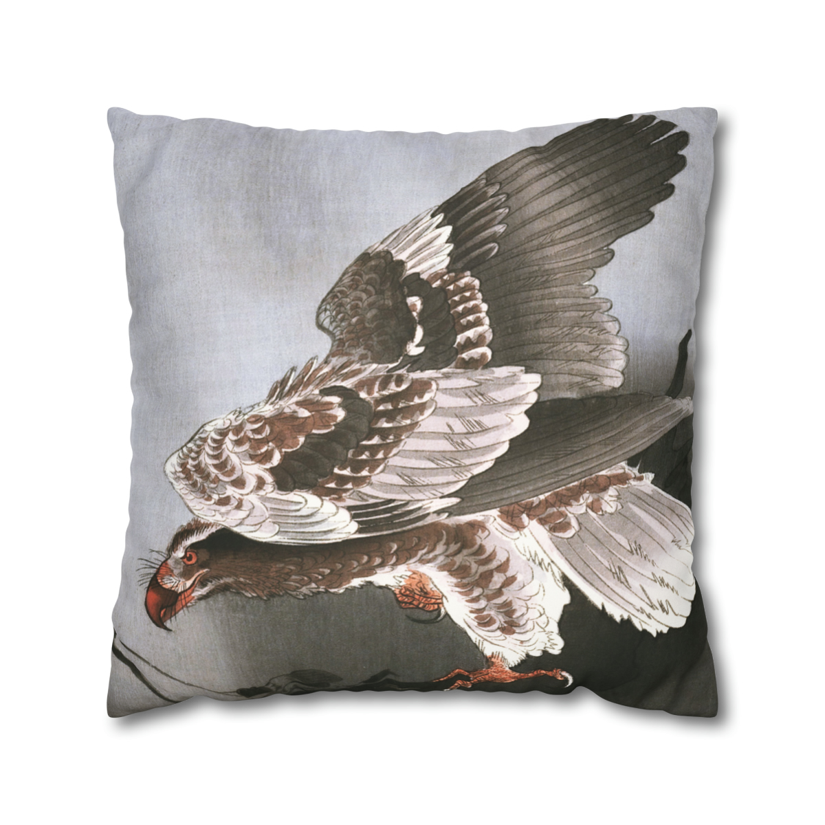 Ohara Koson Eagle Preying - Pillow Case - Image 2