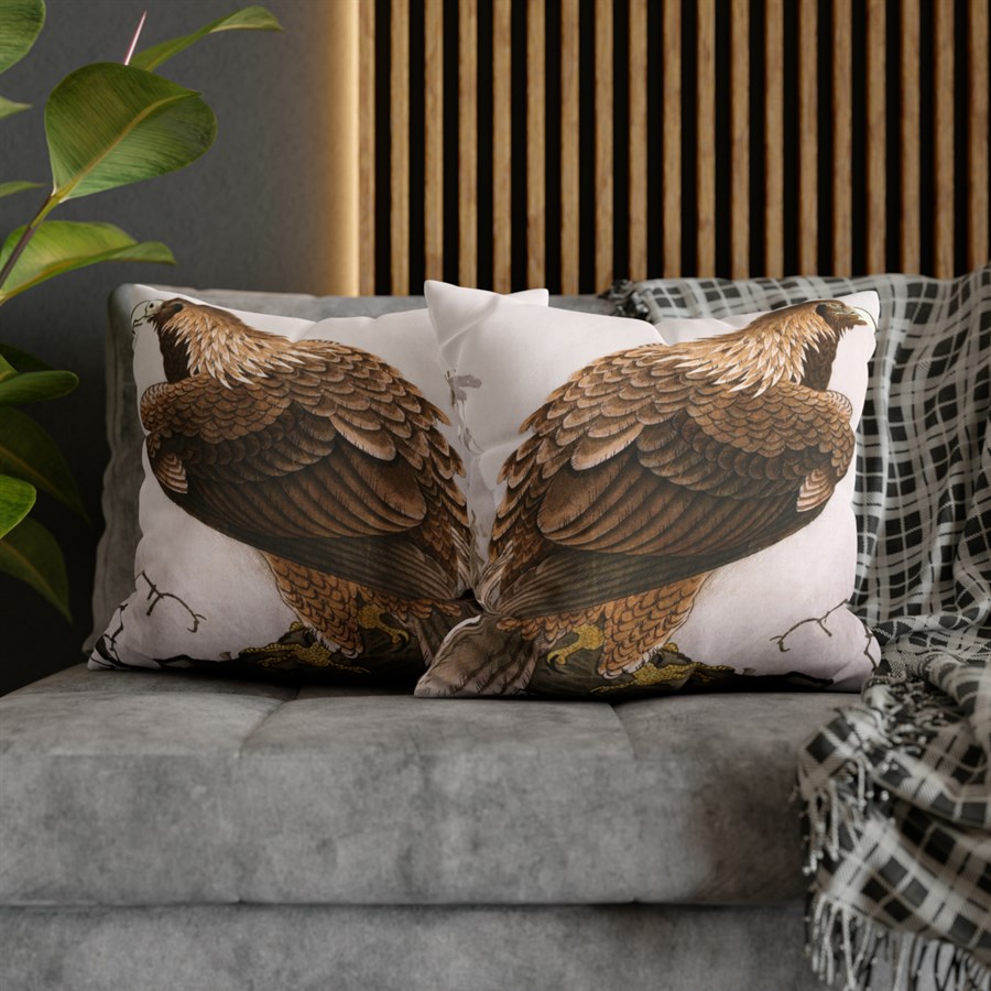 Ohara Koson Golden Eagle - Pillow Case - Image 5