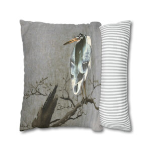 Ohara Koson Kwak On Branch. Pillow Case J12-12