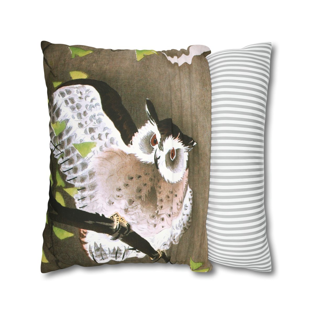 Ohara Koson Owl & Moon - Pillow Case
