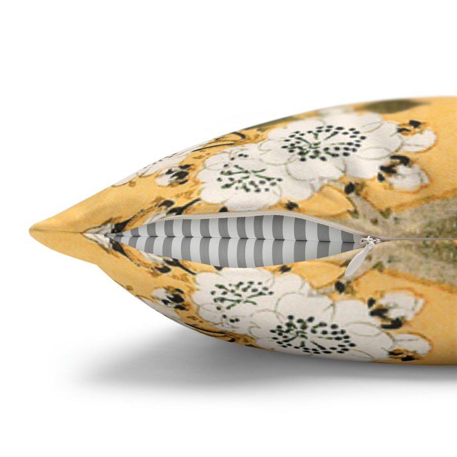 Ohara Koson Peacock on Cherry Blossom Tree - Pillow Case - Image 3