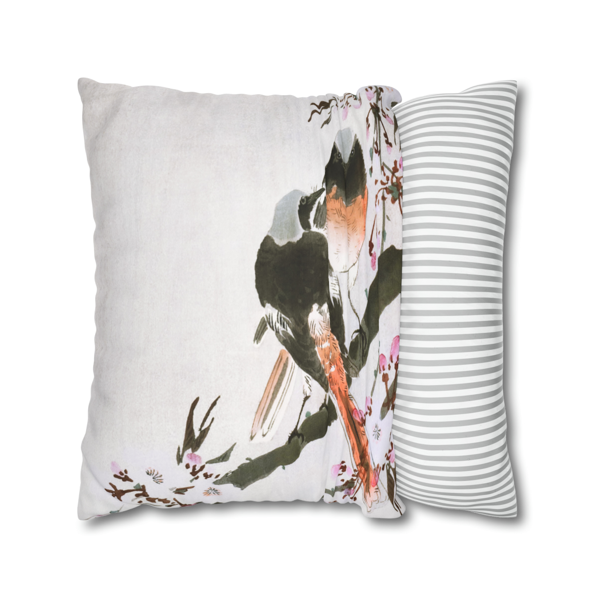 Ohara Koson Sable Red Tails - Pillow Case