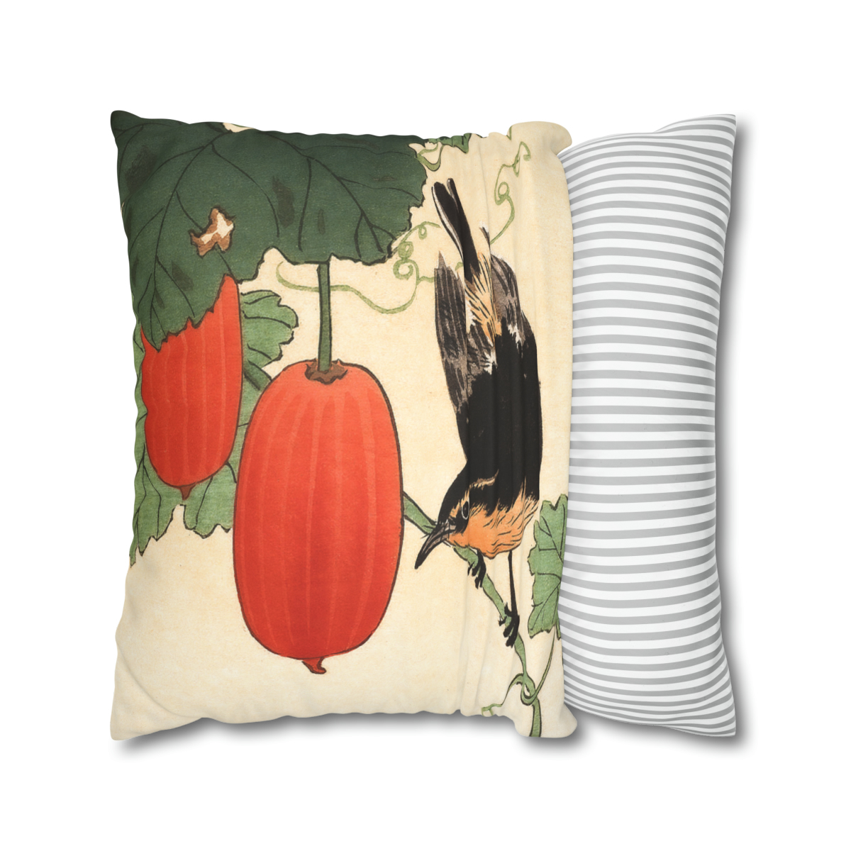 Ohara Koson Songbird & Fruits - Pillow Case
