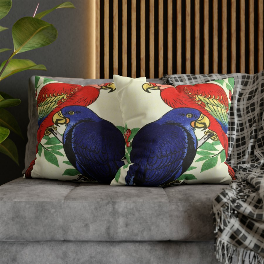 Ohara Koson Two Parrots - Pillow Case - Image 5