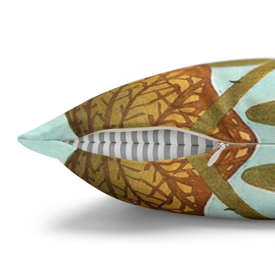 Ohara Koson Wagtail & Lotus - Pillow Case - Image 3