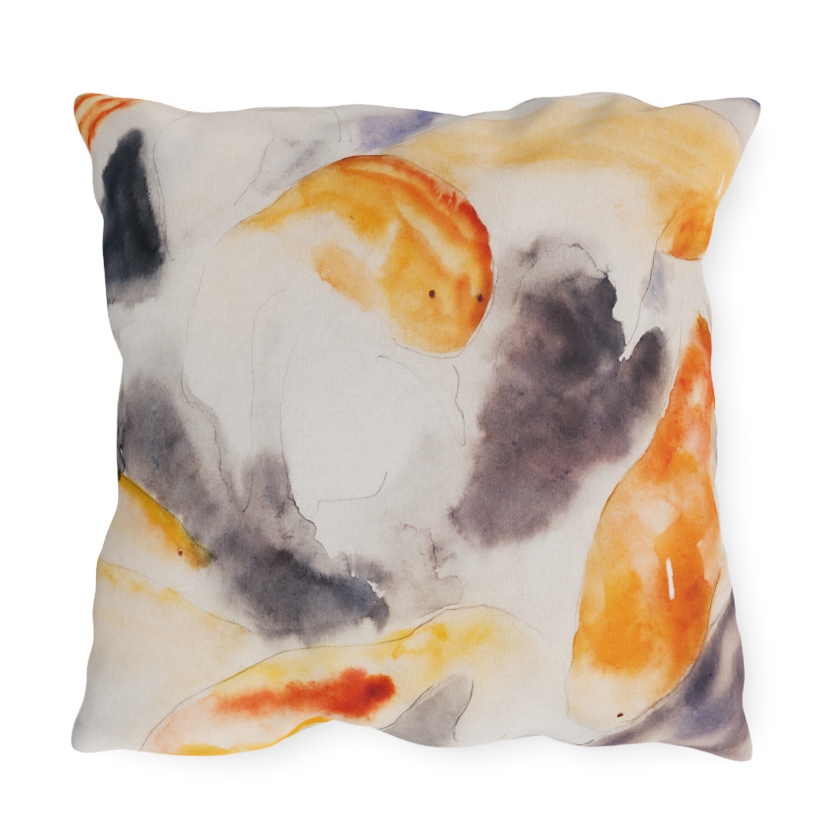 Orange Fish - Outdoor Pillow - Image 3