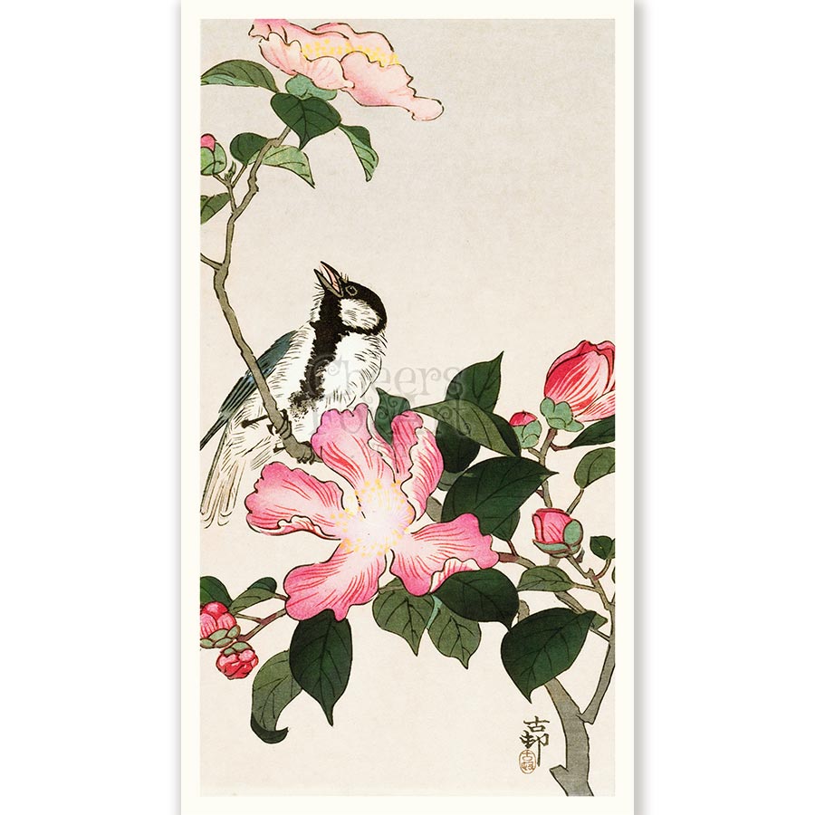 Bird and Flowers Ohara Koson - Art Print 8 Bird and Flowers Ohara Koson - Art Print - Image 8