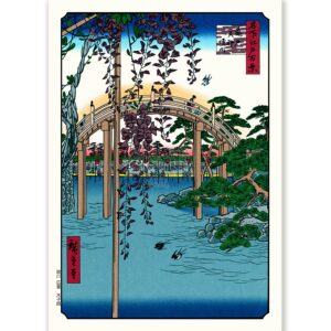 Bridge Over Water Andō Hiroshige - Art Print Bridge Over Water Andō Hiroshige - Art Print