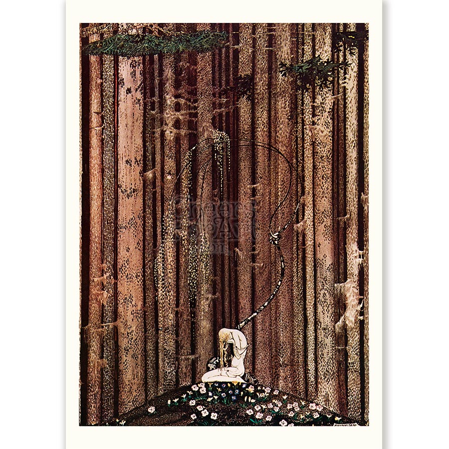 Kay Nielsen In the woods - Art Print