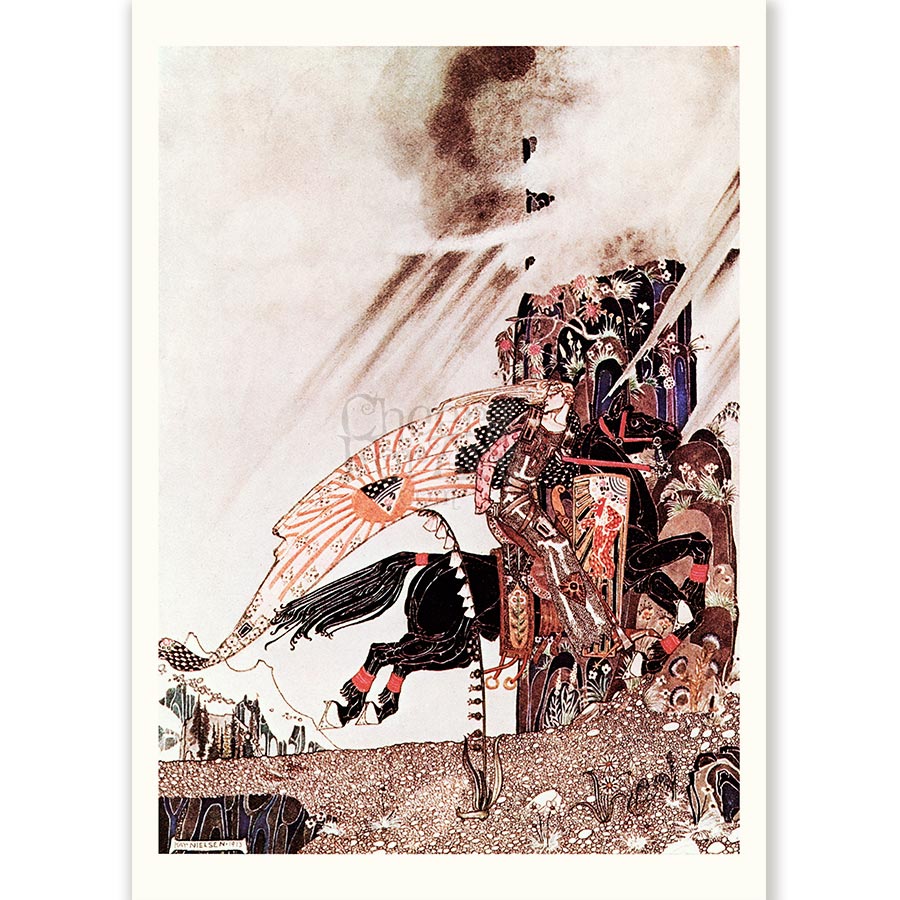 Kay Nielsen Man and Horse - Art Print 1 Kay Nielsen Man and Horse - Art Print