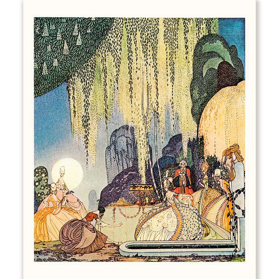 Kay Nielsen Meet the Queen - Art Print