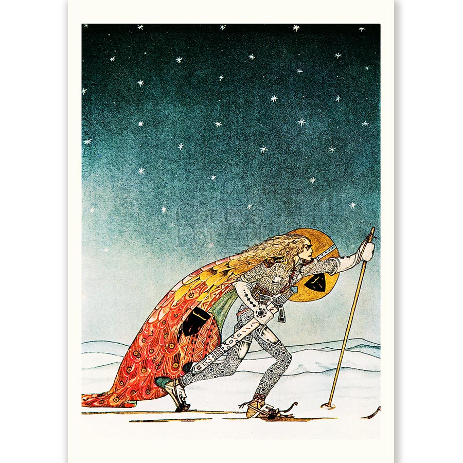 Kay Nielsen Snow Shoes - Art Print