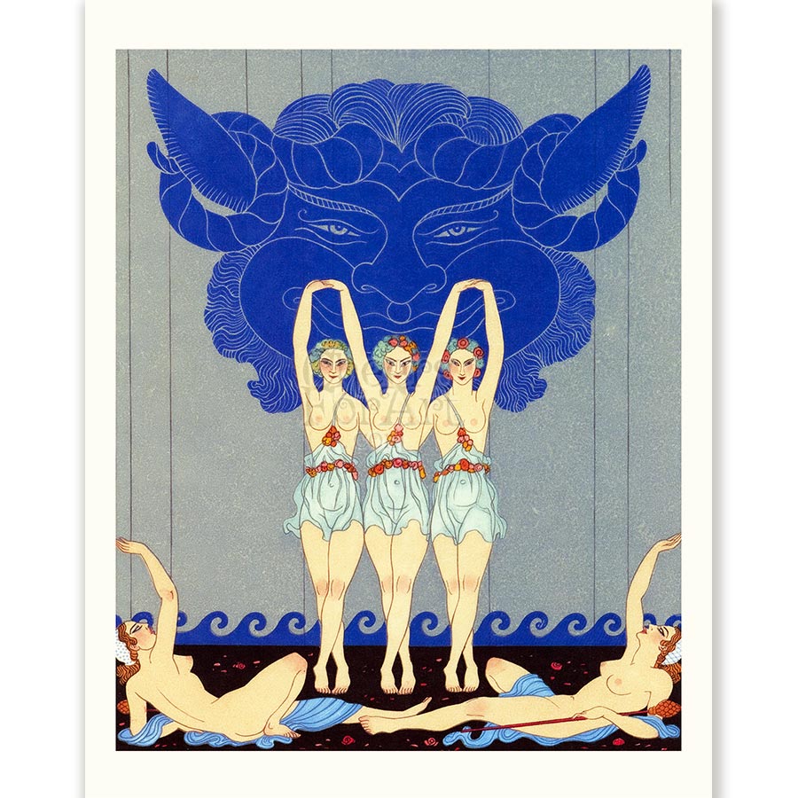 Ladies Performance George Barbier - Art Print