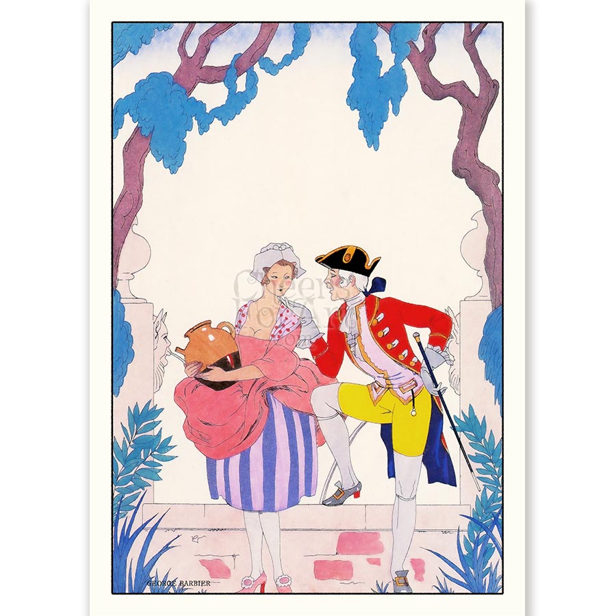Lady with a Jar George Barbier - Art Print