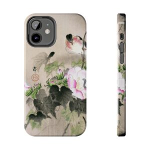 Ohara Koson Bird, Flower & Caterpillar - iPhone Cases