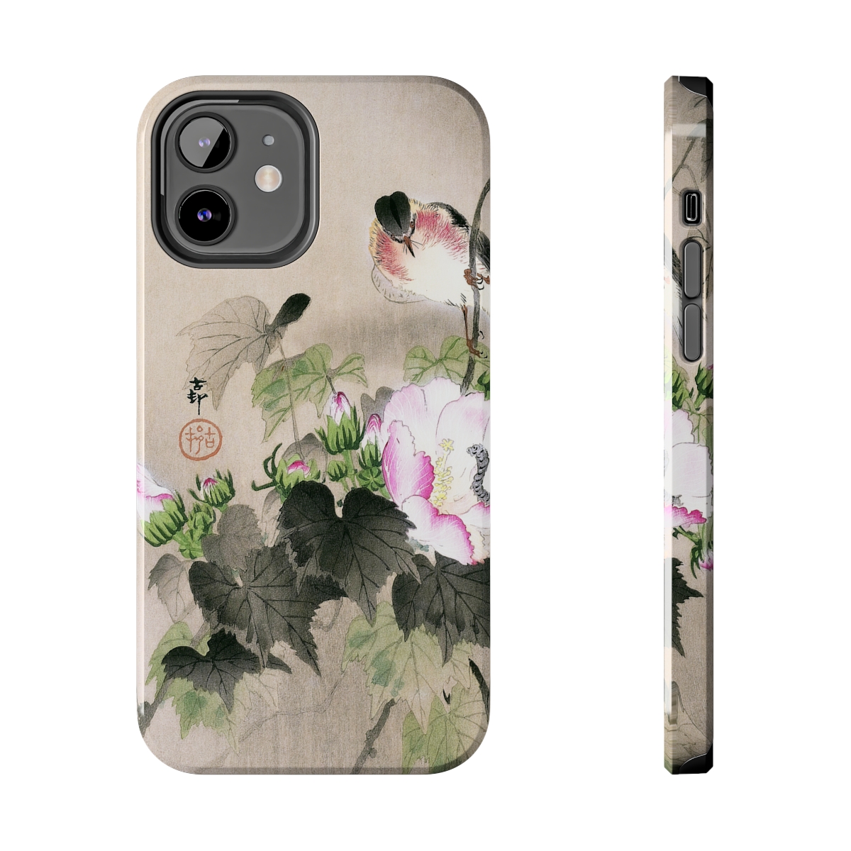 Ohara Koson Bird, Flower & Caterpillar - iPhone Cases 1 Ohara Koson Bird, Flower & Caterpillar - iPhone Cases