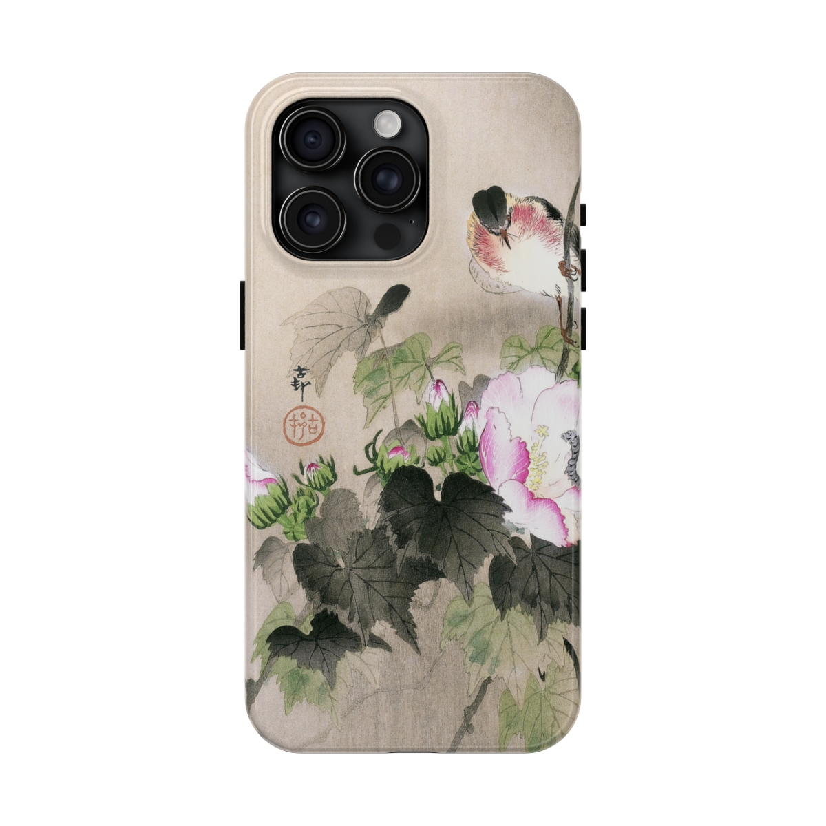 Ohara Koson Bird, Flower & Caterpillar - iPhone Cases 2 Ohara Koson Bird, Flower & Caterpillar - iPhone Cases - Image 2