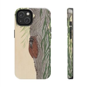 Ohara Koson Cicada On Tree - iPhone Cases