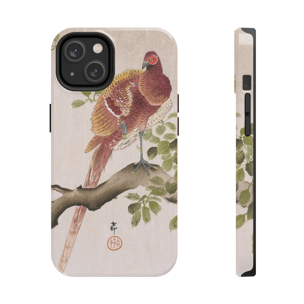 Ohara Koson Copper Pheasant - iPhone Cases 1 Ohara Koson Copper Pheasant - iPhone Cases