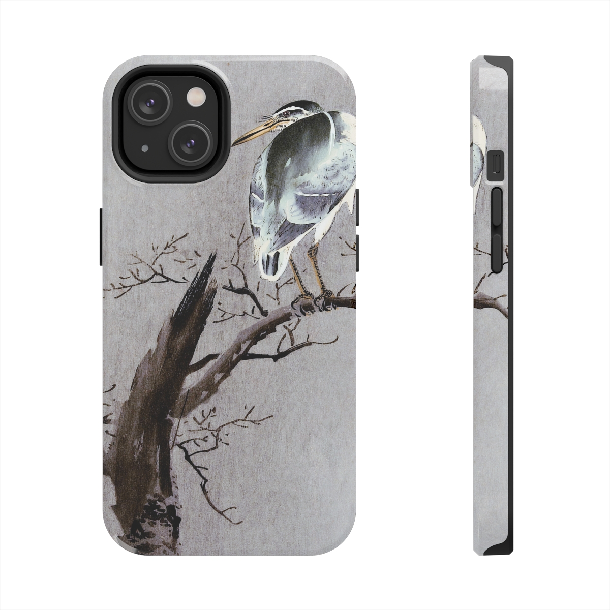 Ohara Koson Kwak On Branch - iPhone Cases