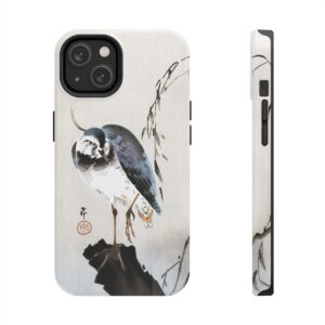 Ohara Koson Lapwing On Tree Stump - iPhone Cases