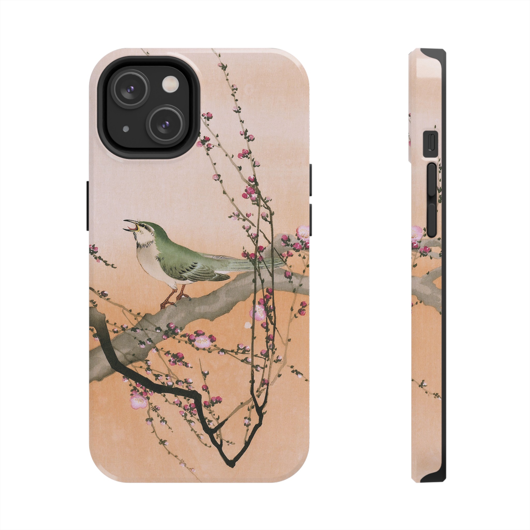Ohara Koson Songbird On Blossom Branch - iPhone Cases 1 Ohara Koson Songbird On Blossom Branch - iPhone Cases