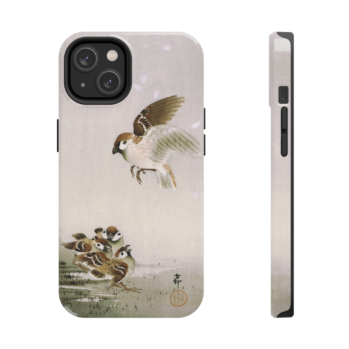 Ohara Koson Sparrows & Chicks - iPhone Cases 1 Ohara Koson Sparrows & Chicks - iPhone Cases